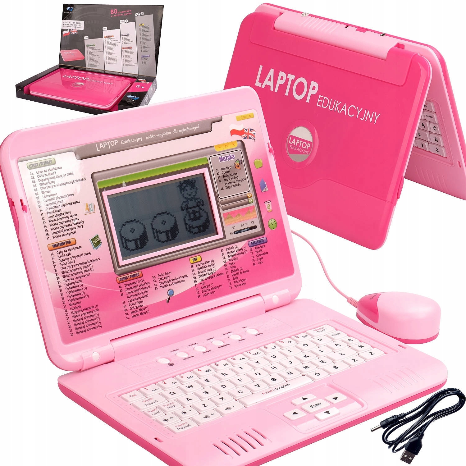 

Laptop Edukacyjny Dla Dziewczynki Pl/ang 160 Opcji