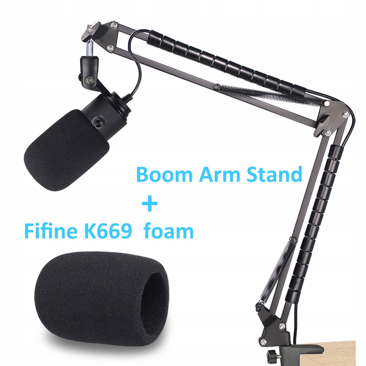 YOUSHARES K669 ramię mikrofonowe z ochroną pop BOOM ARM — miniatura 2