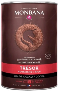 Levně Monbana horká čokoláda Tresor 1 kg