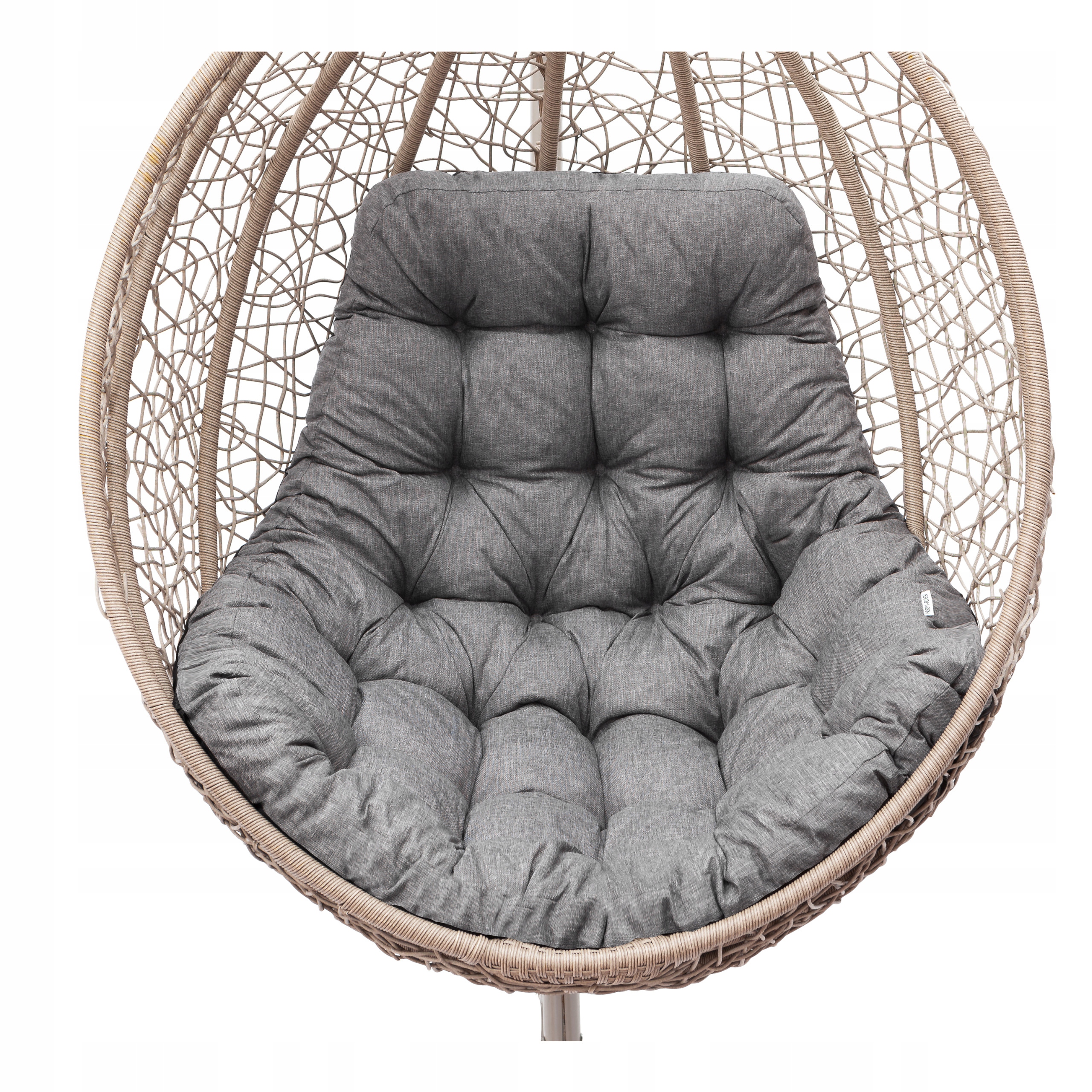 Vankúš na závesné kreslo Vodotesný na kokón na záhradnú hojdačku a kôš