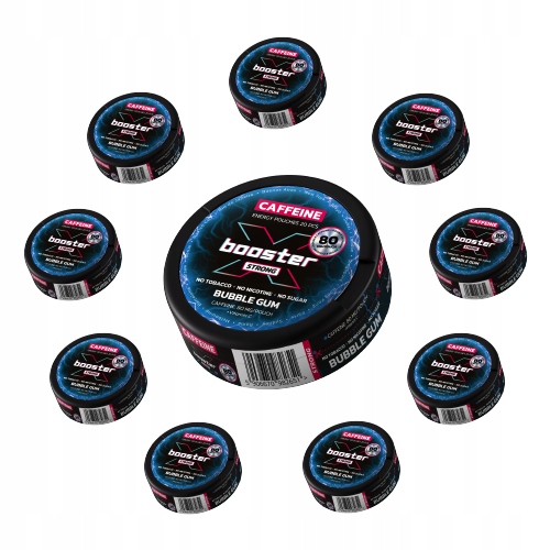 Levně Energetické sáčky X-Booster Pro Boost Pack Bubble Gum 80 mg, 10 ks