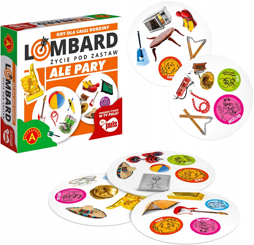 GRA KARCIANA ALE PARY LOMBARD ŻYCIE POD ZASTAW 6L+