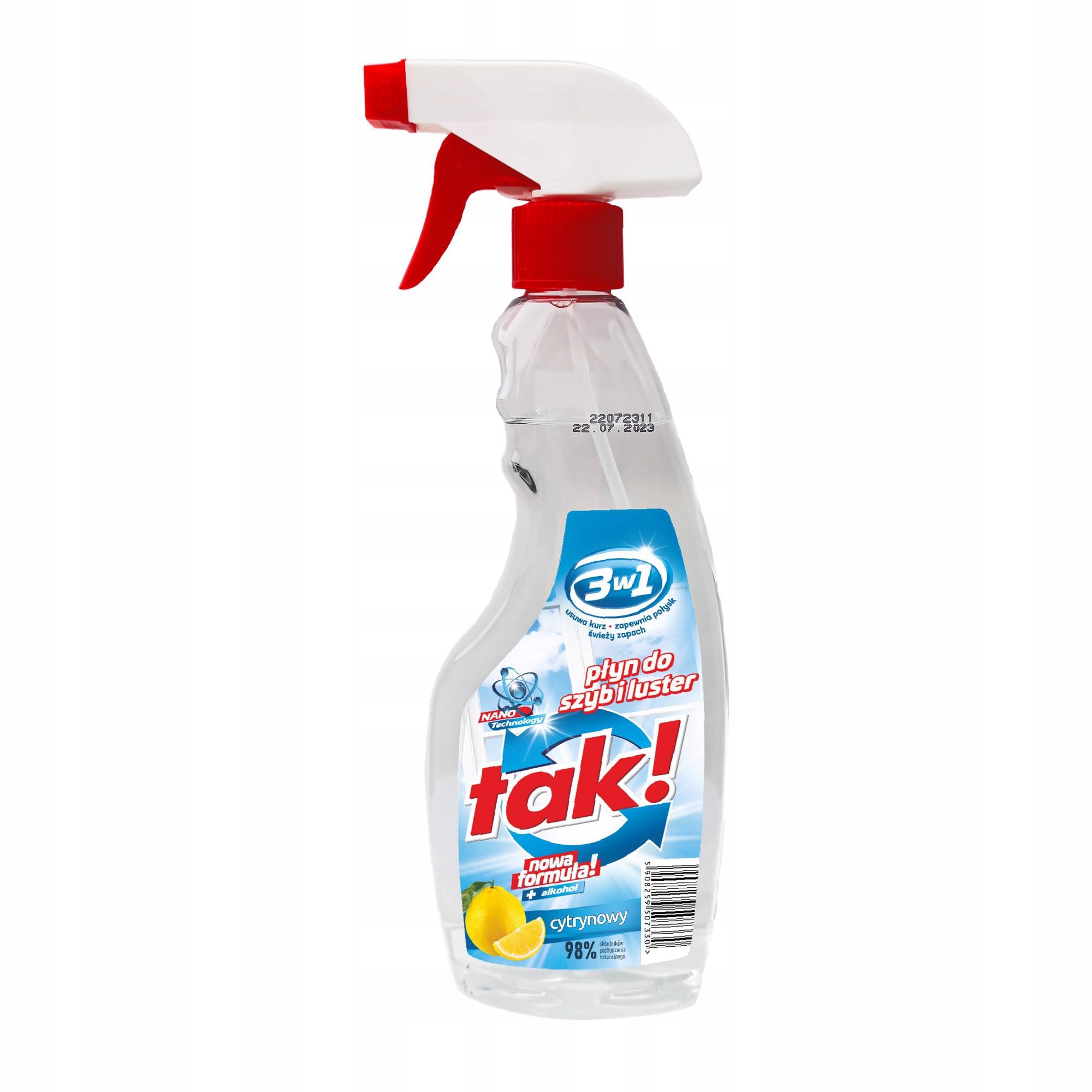 TAK PŁYN DO SZYB DOZOWNIK 500ML LEMON