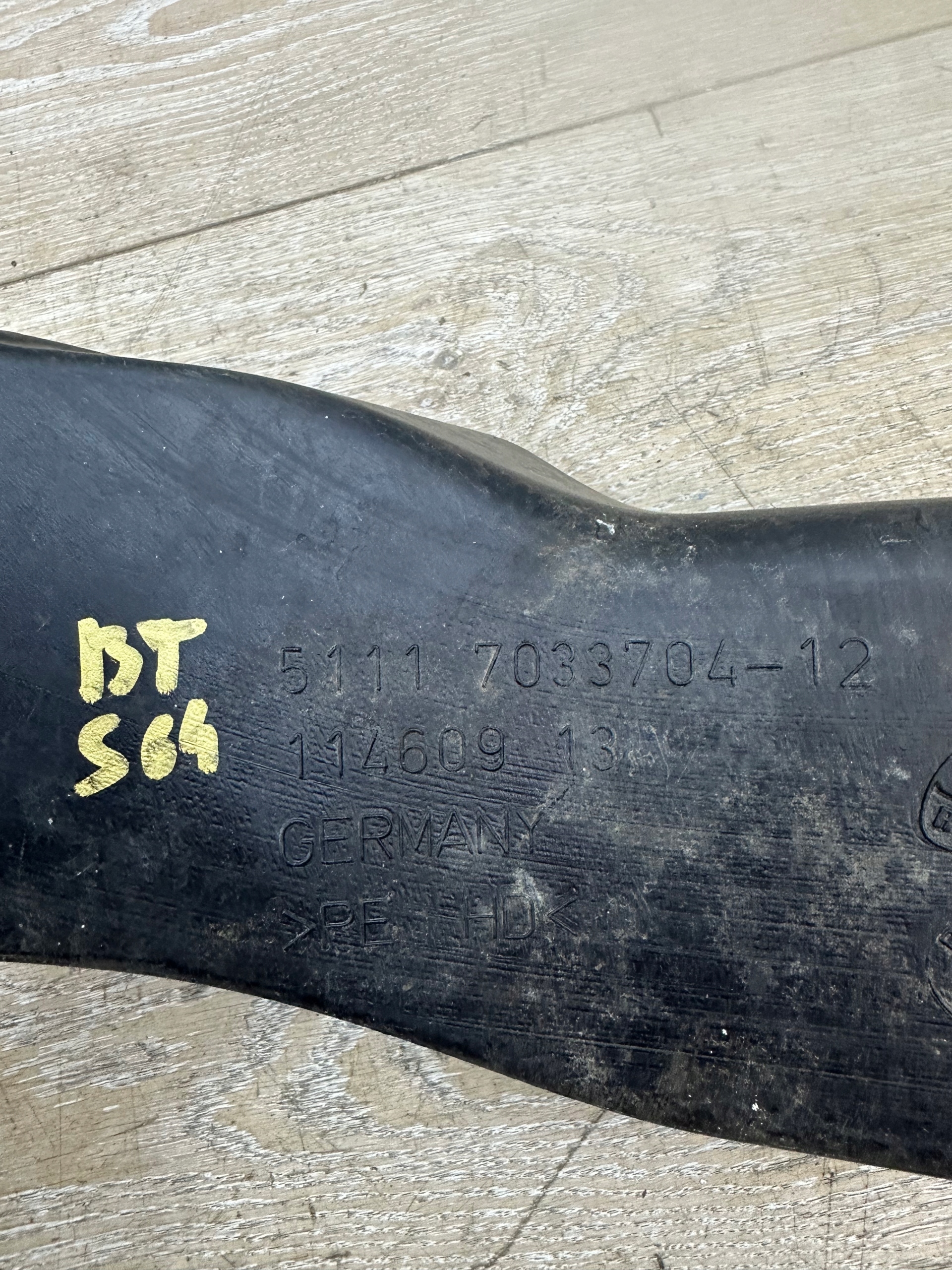 pipe air BMW 5 (E60) 703370412 3.0L diesel 160kW 2004