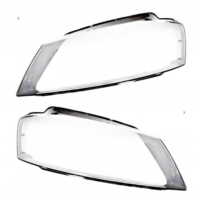 Audi A3 8P Lift Krytka Skla Předních Světlometů Komplet Levá Pravá