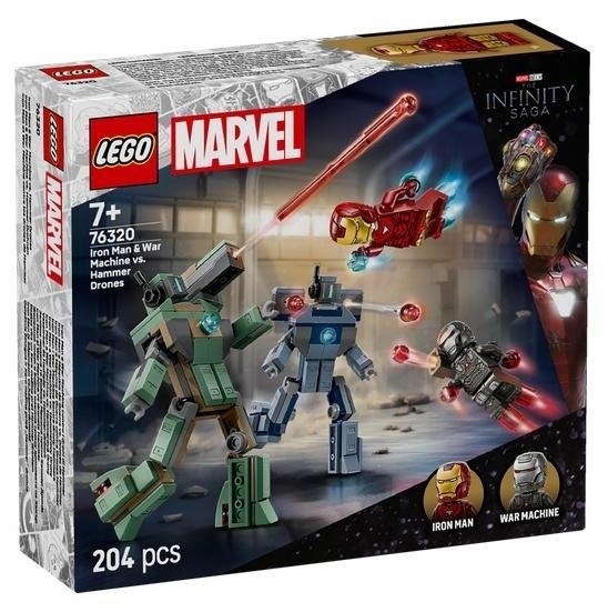 Lego (r) Heroes 76320 Iron Man a válečný stroj