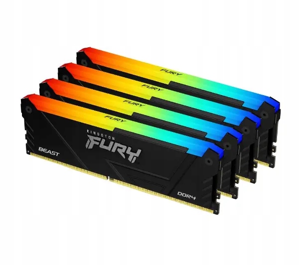 Pamięć Ram Kingston Fury Beast Rgb DDR4 64GB (4x16GB) 3600 CL18