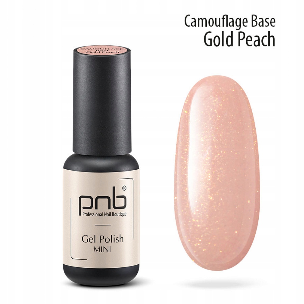Baza Hybrydowa Kamuflująca PNB UV/LED Camouflage Base, Gold Peach, 4 ml