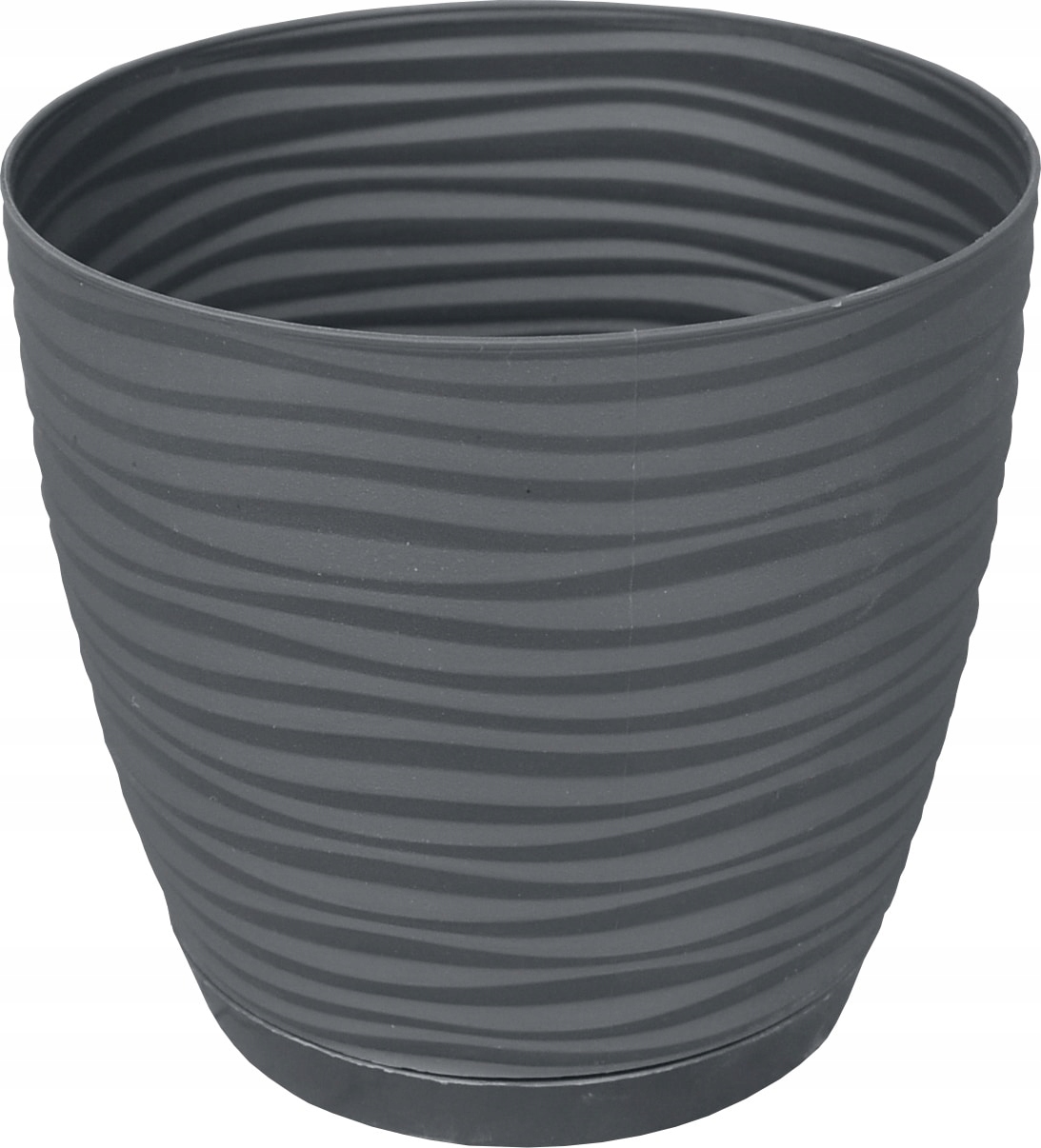 

Doniczka Sahara Petit z podstawką śr.27cm-Antracyt