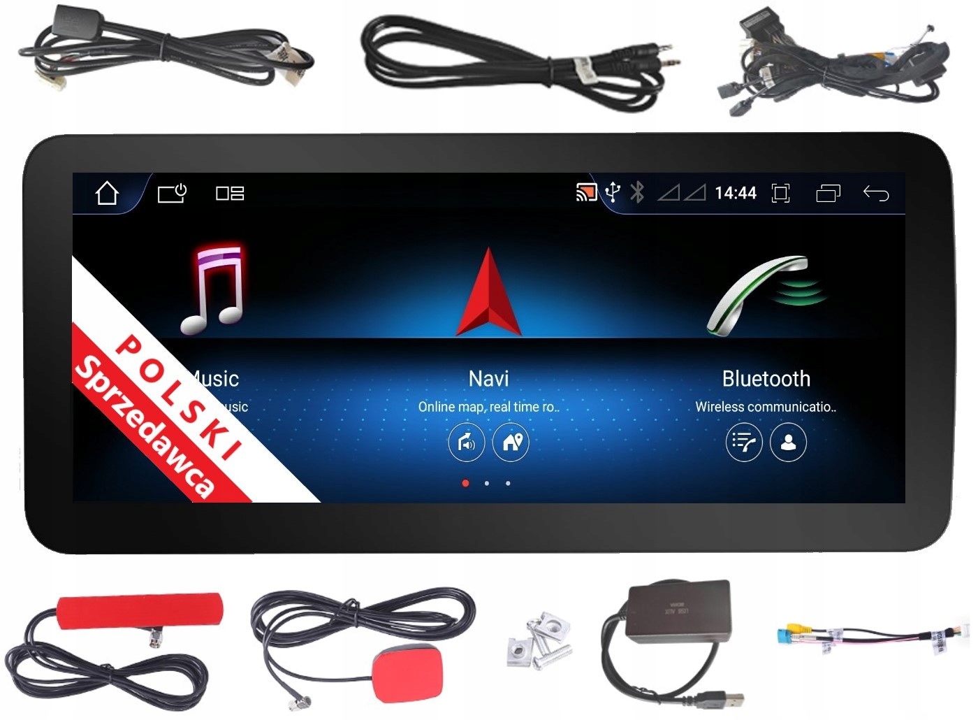 Radio Monitor Android Mercedes Cla C117 Gla X156 4 Gb Carplay Lte Ntg 5.0