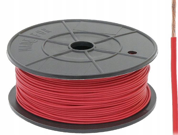 Przewód FLRY-B 1x0,35 czerwony (2m)