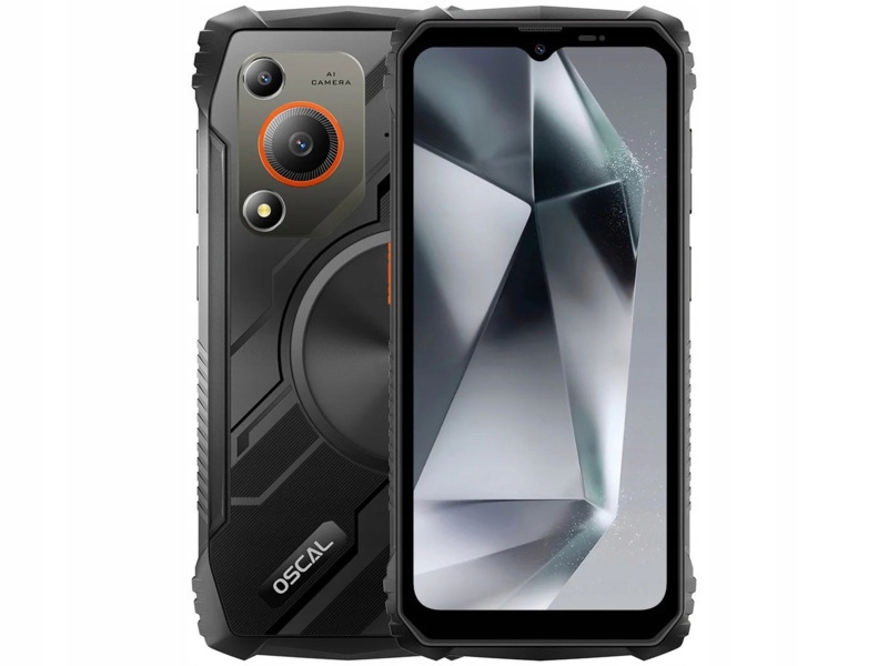 Smartfon Oscal Marine 1 Lte 4/128GB 6.56" 90Hz Czarny
