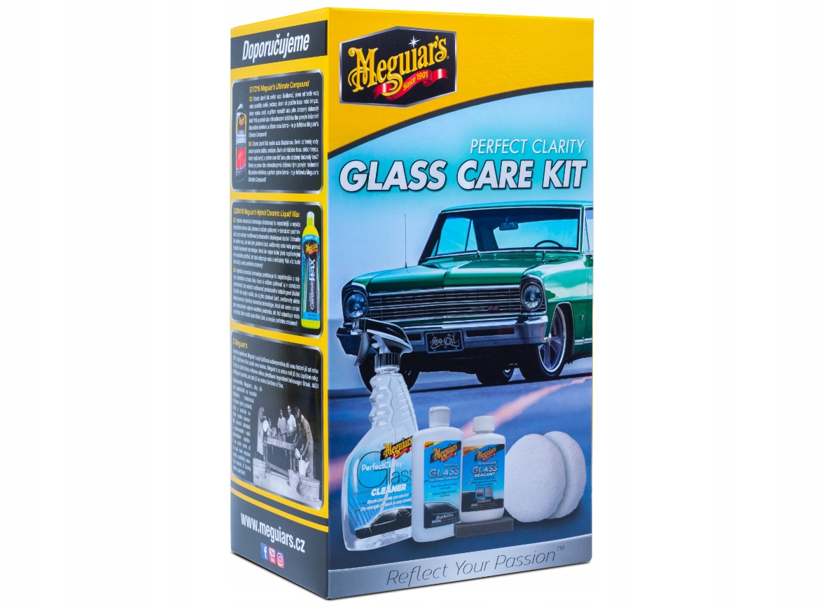 Meguiar's Perfect Clarity Glass Care Kit -lesk a ochrana skleněných povrchů