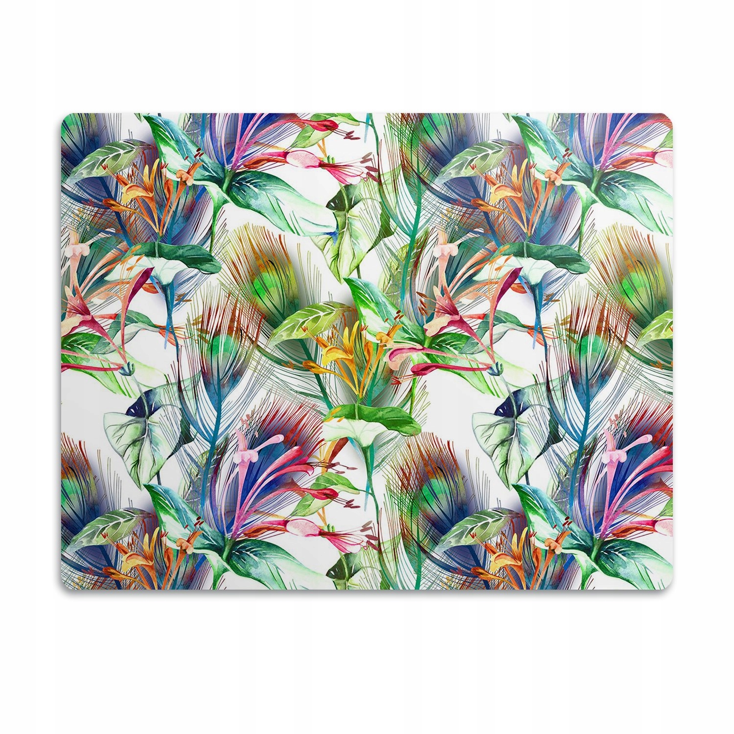 Levně Podložka pod misku pro psa kočku Barevné květy 60x40