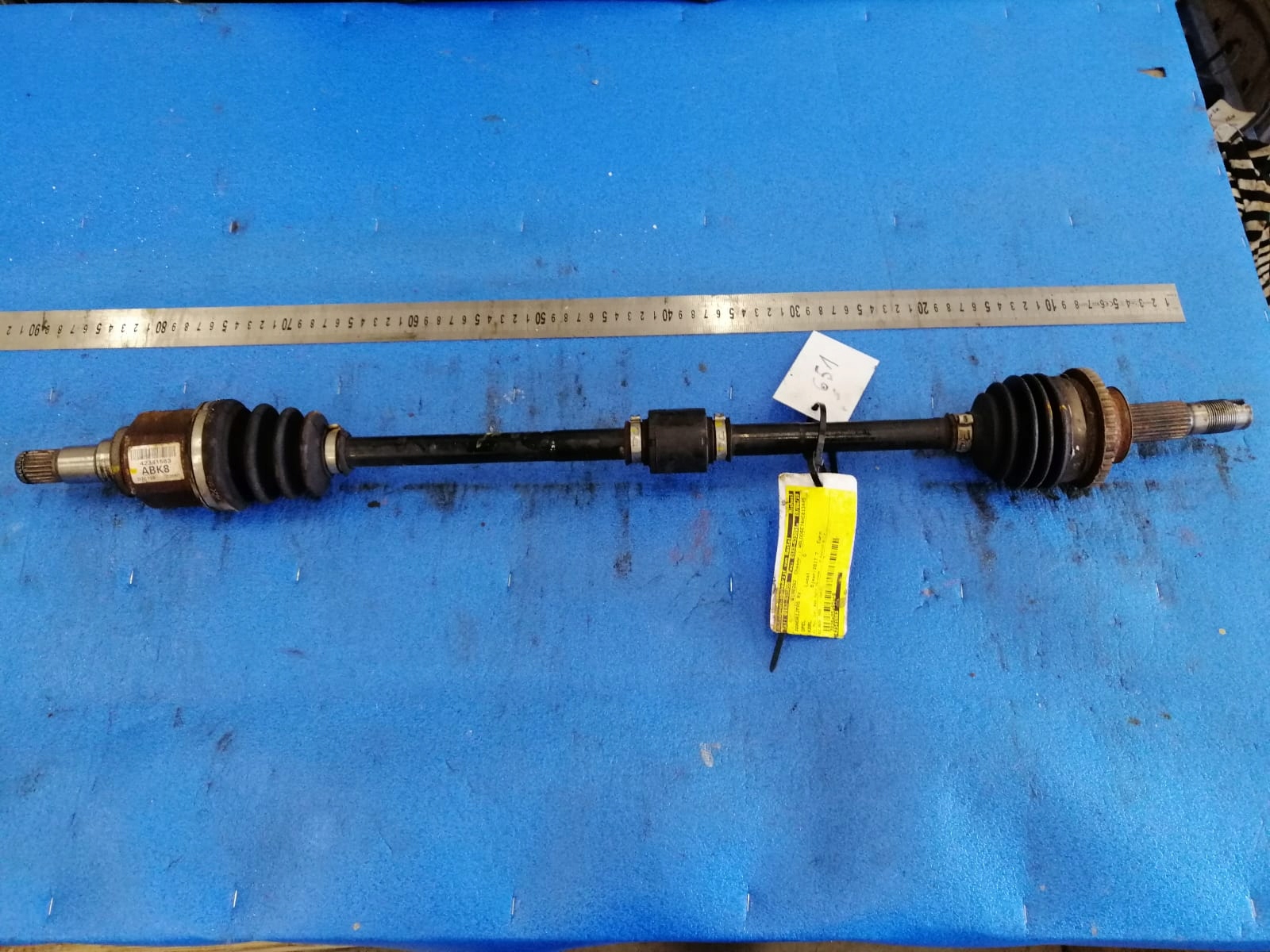 OPEL KARL 2017 R right 1.0 B semi-axis 42341583 ABK8