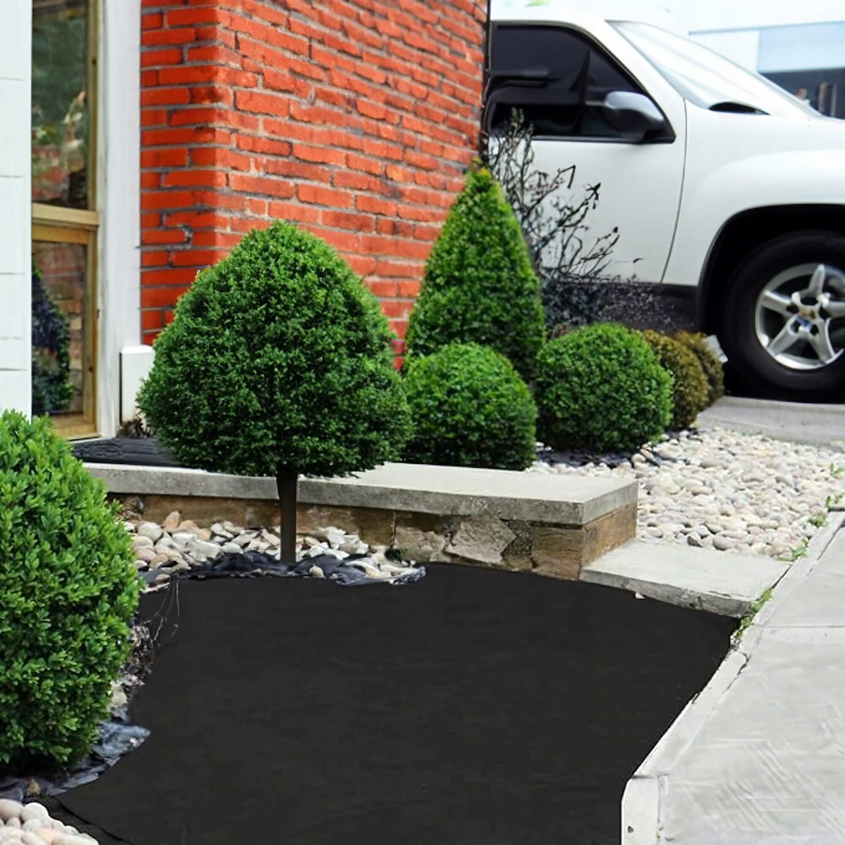 AGROTKANINA 70G 1,1x10m CZARNA AGROWŁÓKNINA UV GRUBA MOCNA ANTYCHWASTOWA Producent Springos