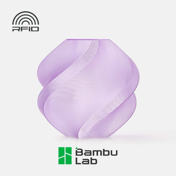 Filament Bambu Lab PETG Translucent Refill 1,75mm 1kg - Purple