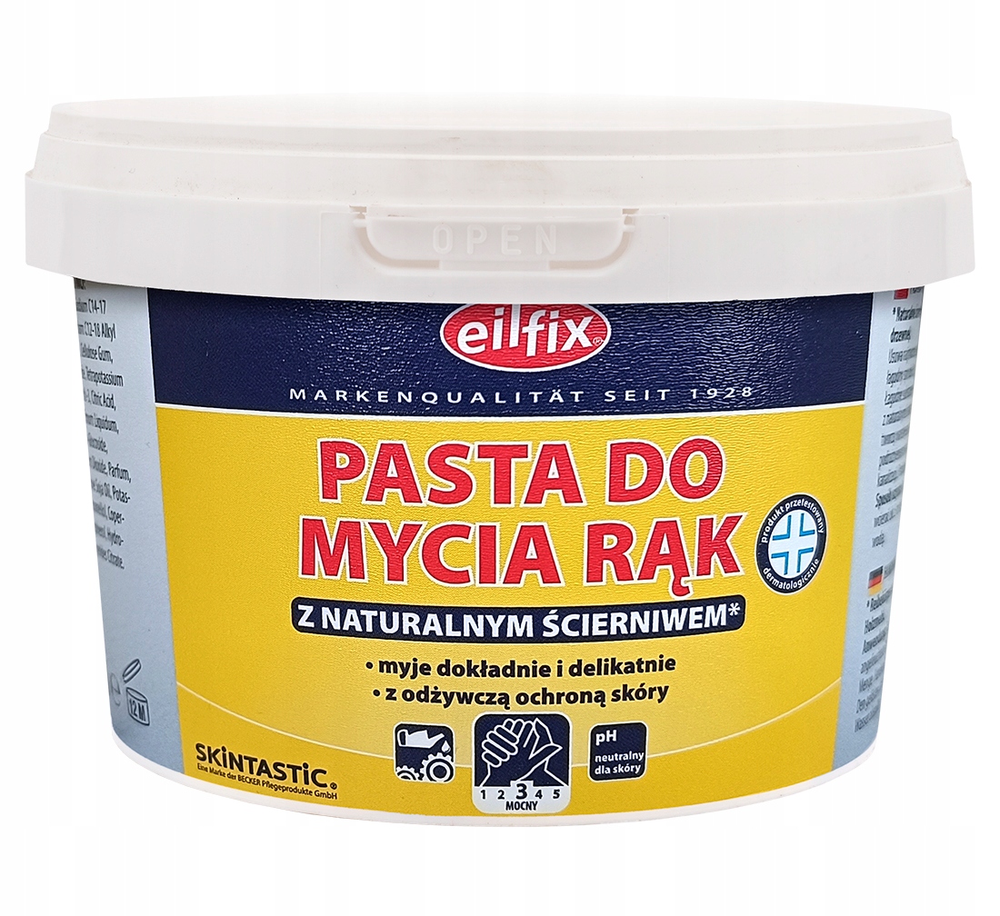 Pasta Bhp do mycia zabrudzonych rąk 500ml Eilfix