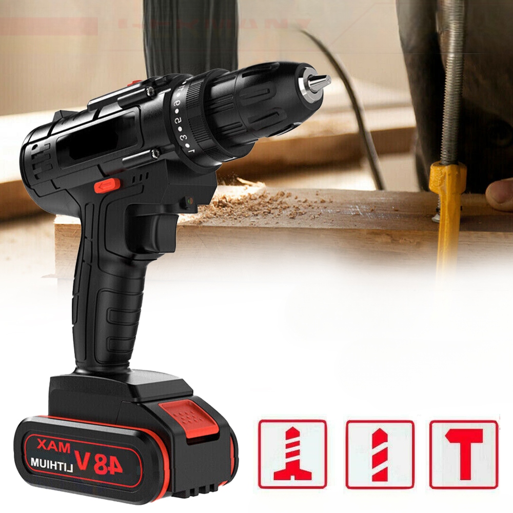 Lightweight Impact Drill Set 48V Cordless Screwdriver Marka inna