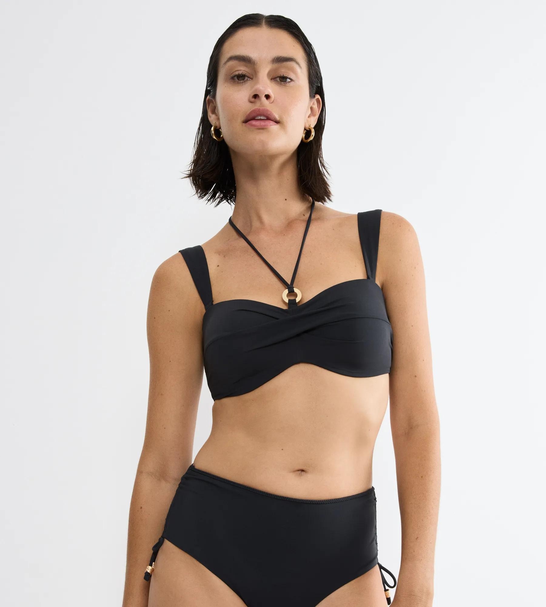 Černá plavková podprsenka Triumph Summer Twist Dp 40E