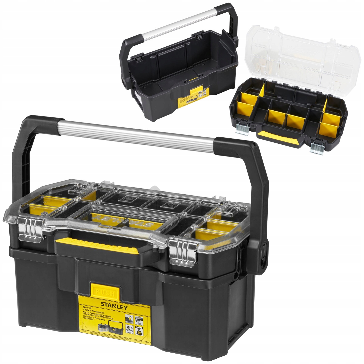 Skrzynia narzędziowa z organizerem Stanley STST1-70317 19”