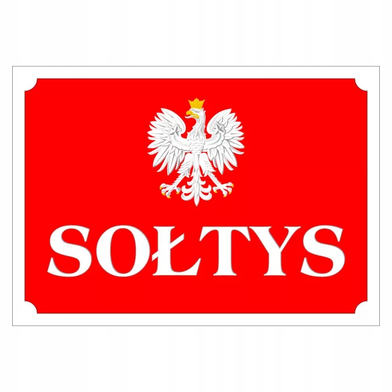 Tabliczka informacyjna A5 SOŁTYS PCV