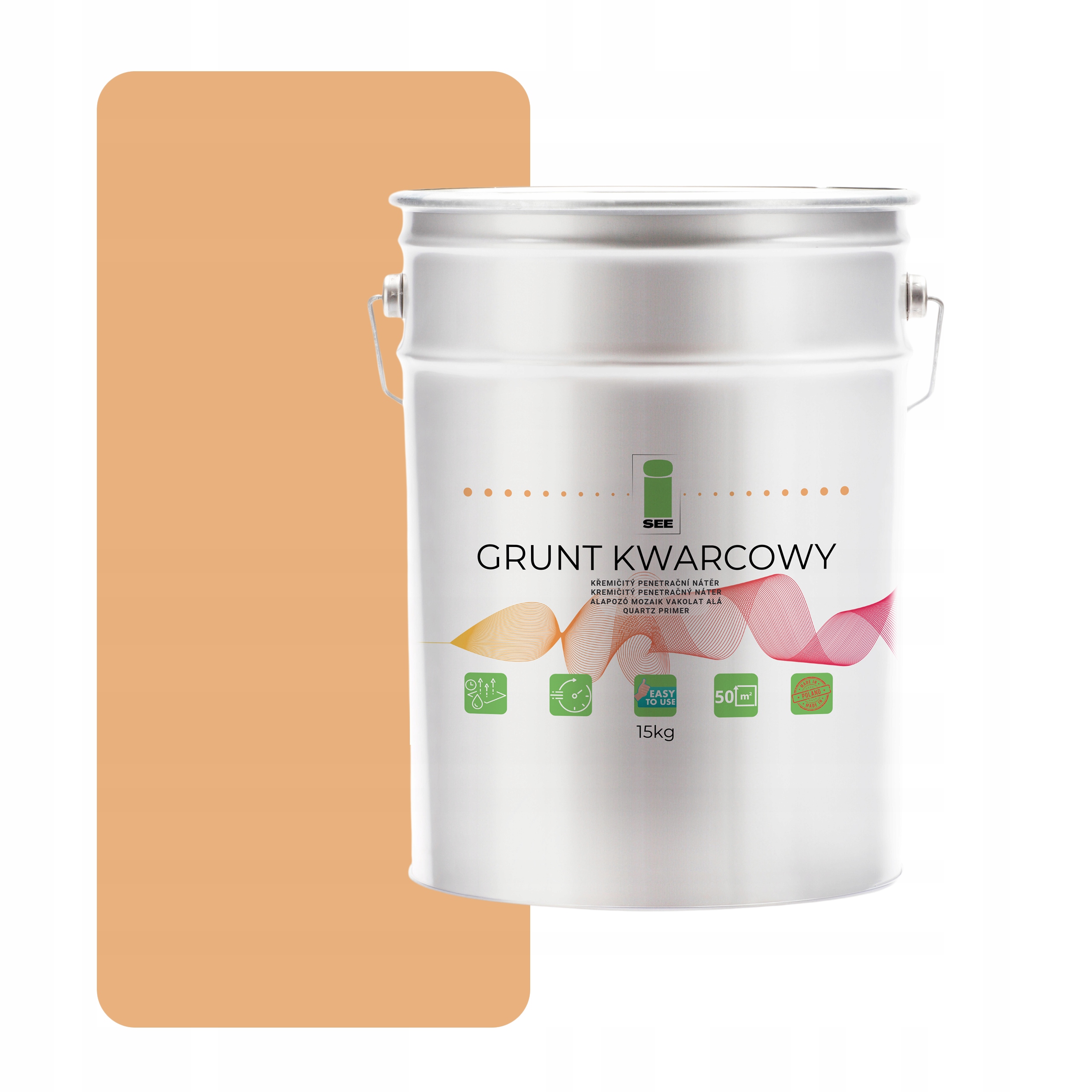 Křemenný Podklad Pod Silikonovou Omítku 15 kg Pastelově Žlutý F585