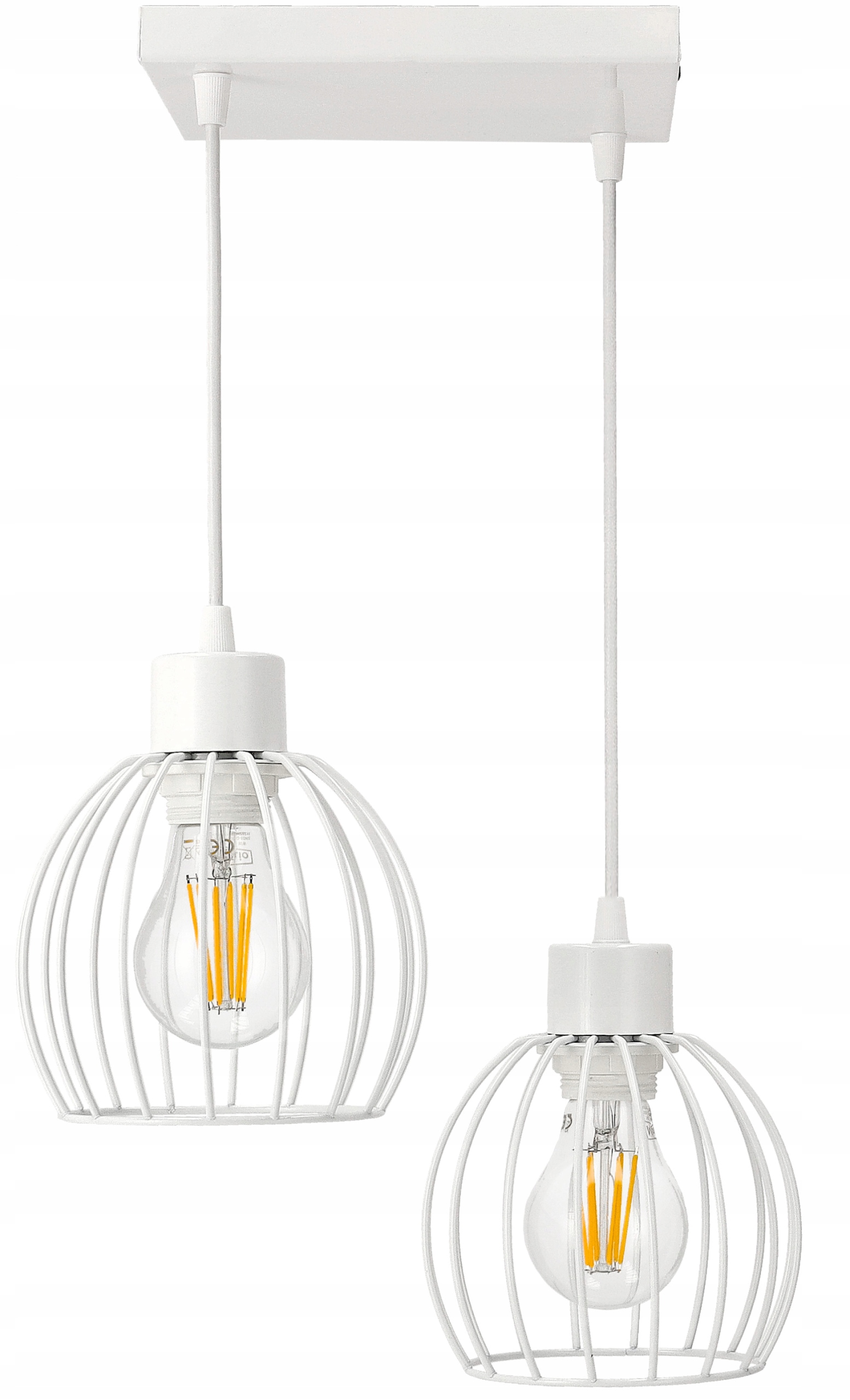 

Lampa Wisząca Led Regulowana Kula Druciana 2XE27