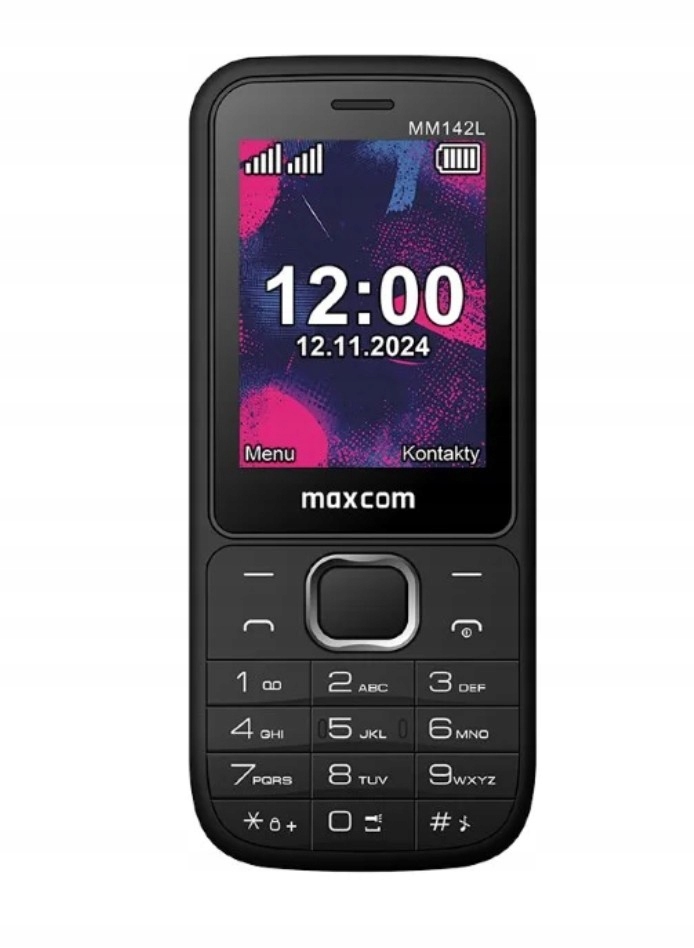 Mobilní telefon Maxcom Classic MM142 4 Mb 2G černý