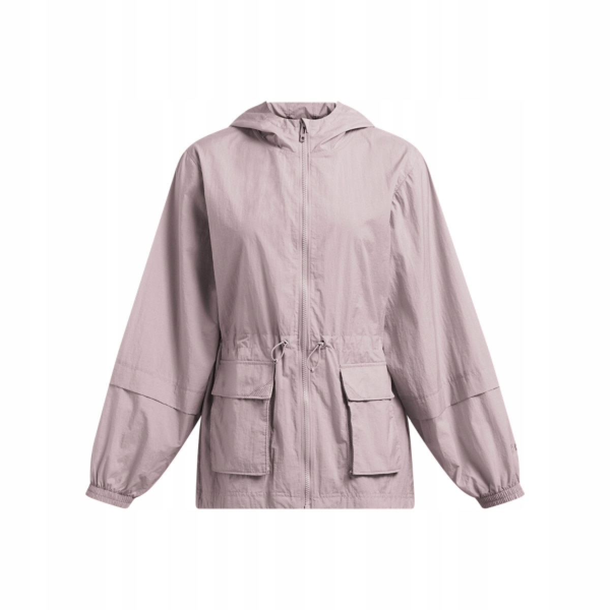 Under Armour Dámská bunda Crinkle Woven Jacket šedá