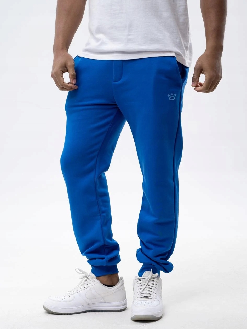 Pánské Bavlněné Tepláky Tmavomodré Jigga Wear Korona L