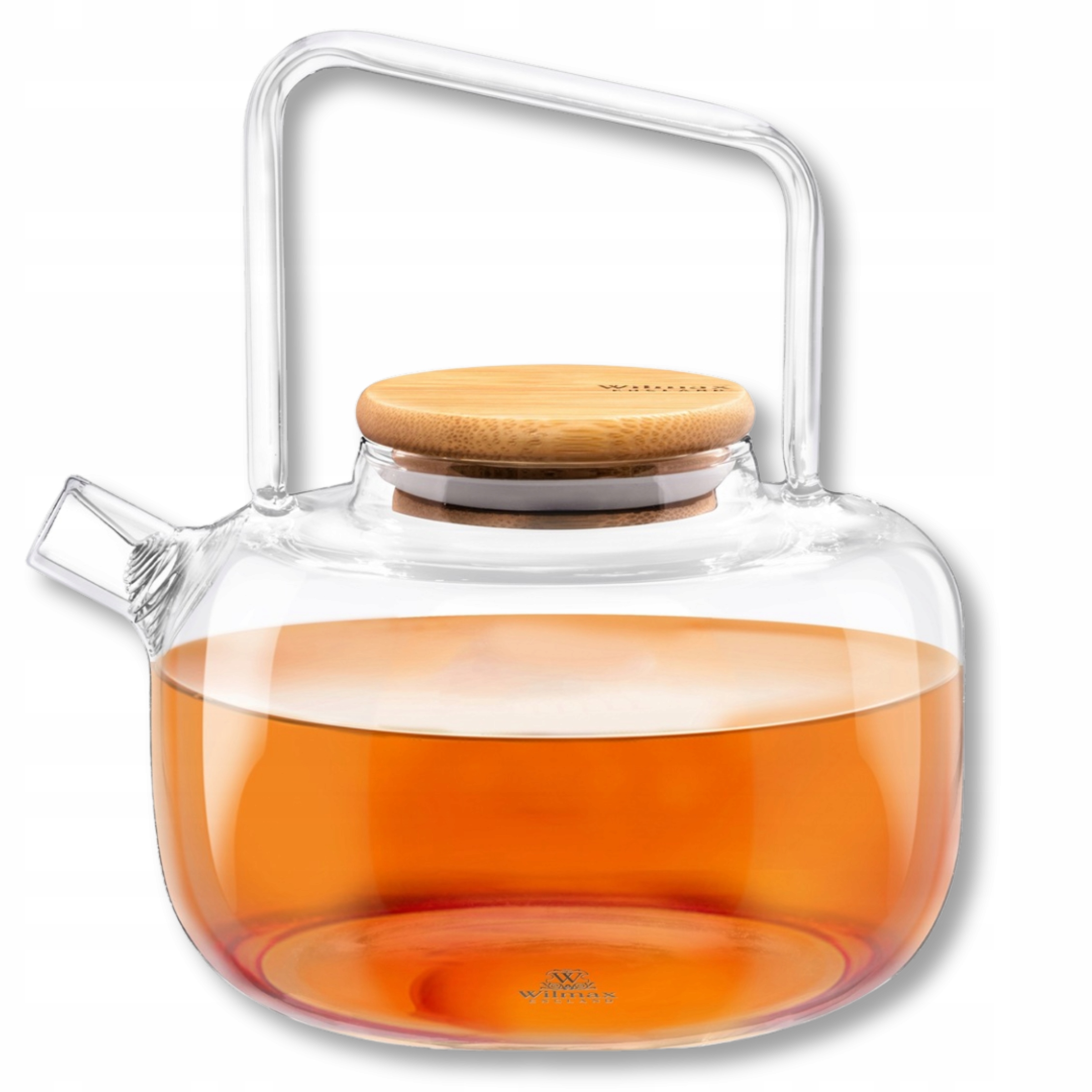 Skleněná konvice na čaj, na vaření, se sítkem, víko, 1L Wilmax