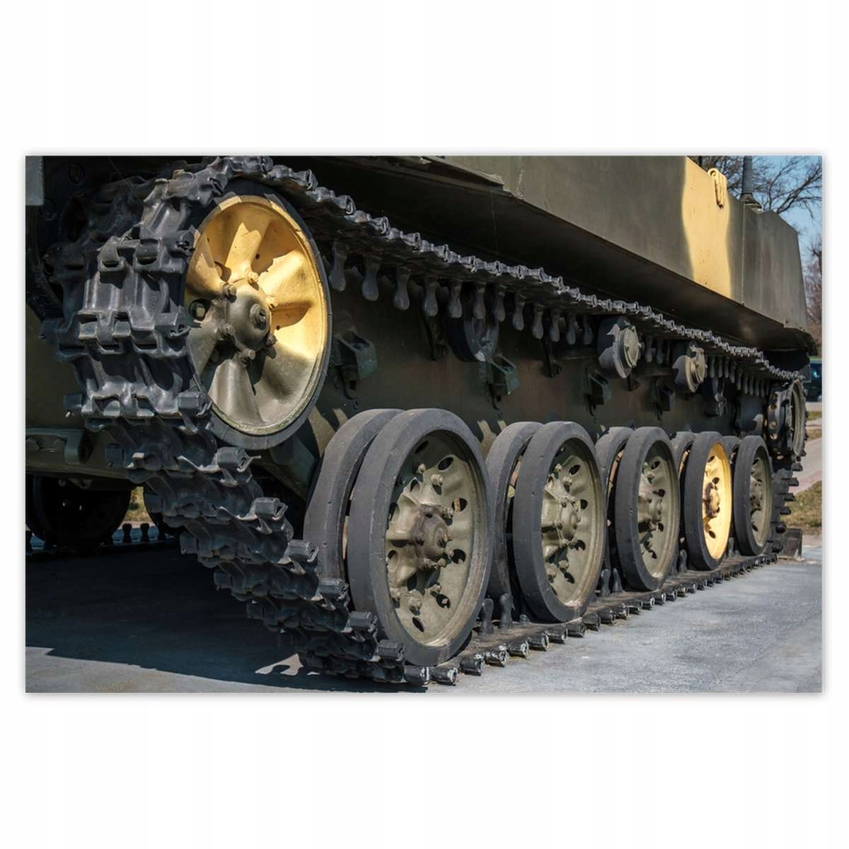 Plakáty 200x135 Housenky kola tank
