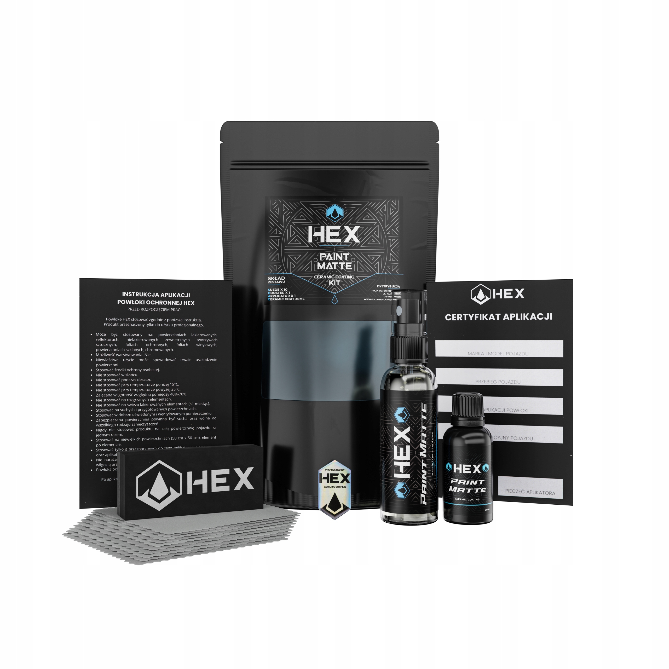 HEX Paint Matte Powłoka ceramiczna z grafenem do lakieru matowego 30 ml