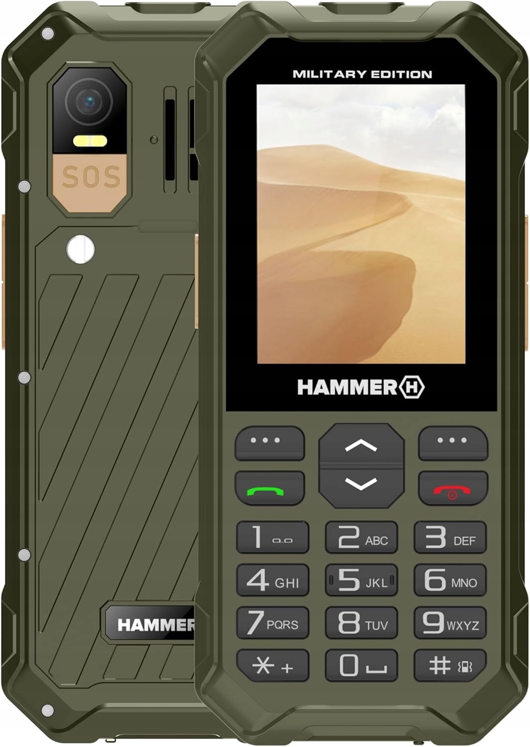 Telefón Hammer 6 Lte Military Edition Green TEL001042
