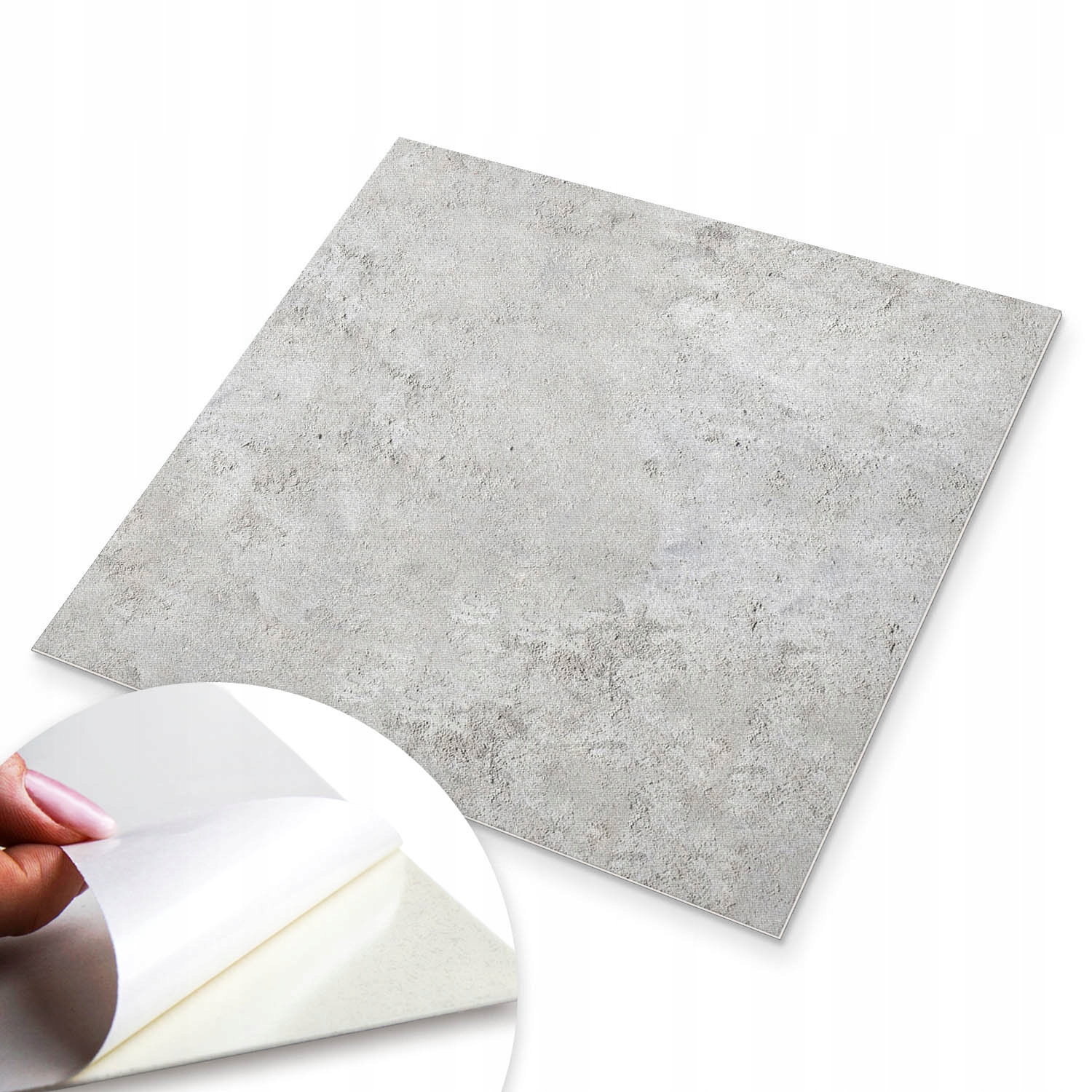 Sada vinylových podlahových dlaždic Vzor surového betonu 9 ks 30x30 cm
