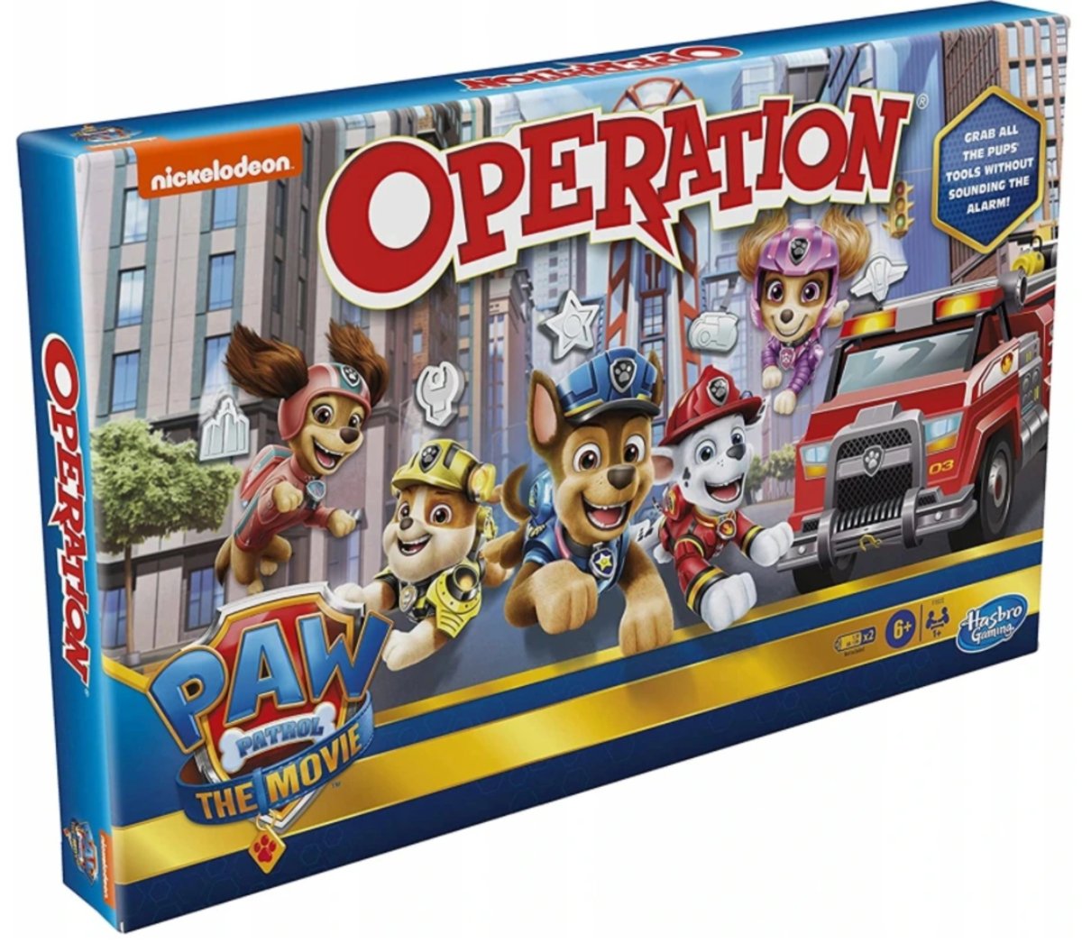 HASBRO GRA OPERACJA PSI PATROL PIESKI JADĄ Z POMOCĄ ZRĘCZNOŚCIOWA PLANSZOWA