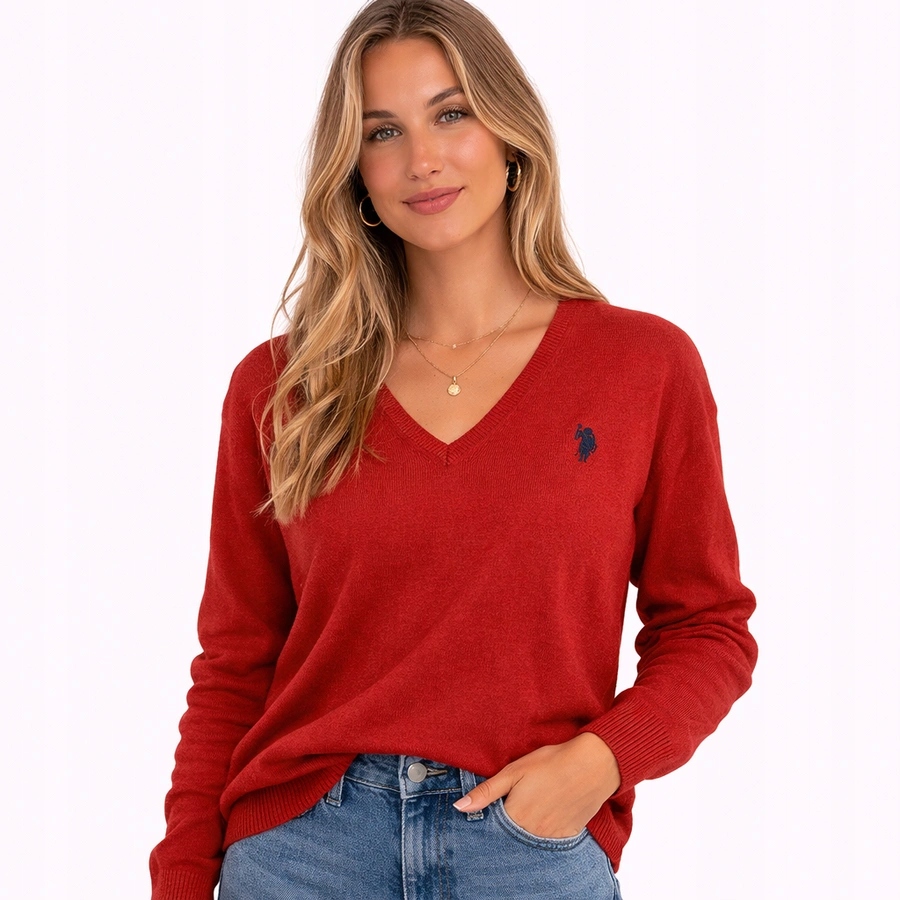 Dámský svetr U.s. Polo Assn. US423730351 Červený
