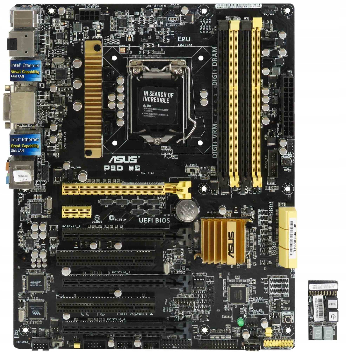 Základní deska Asus P9D Ws p.1150 C226 DDR3 Atx