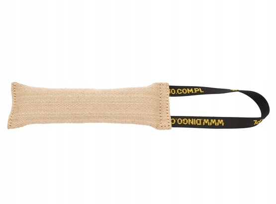 Levně Dingo Hračka pro psy Přetahovadlo z juty s rukojetí 28/4cm