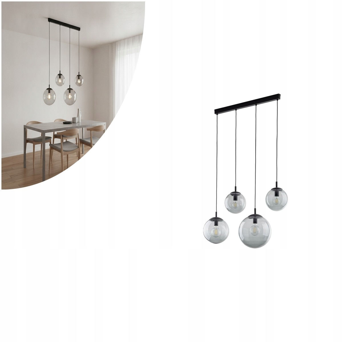 Závesná lampa Esme Graphite 5381 Tk Lighting