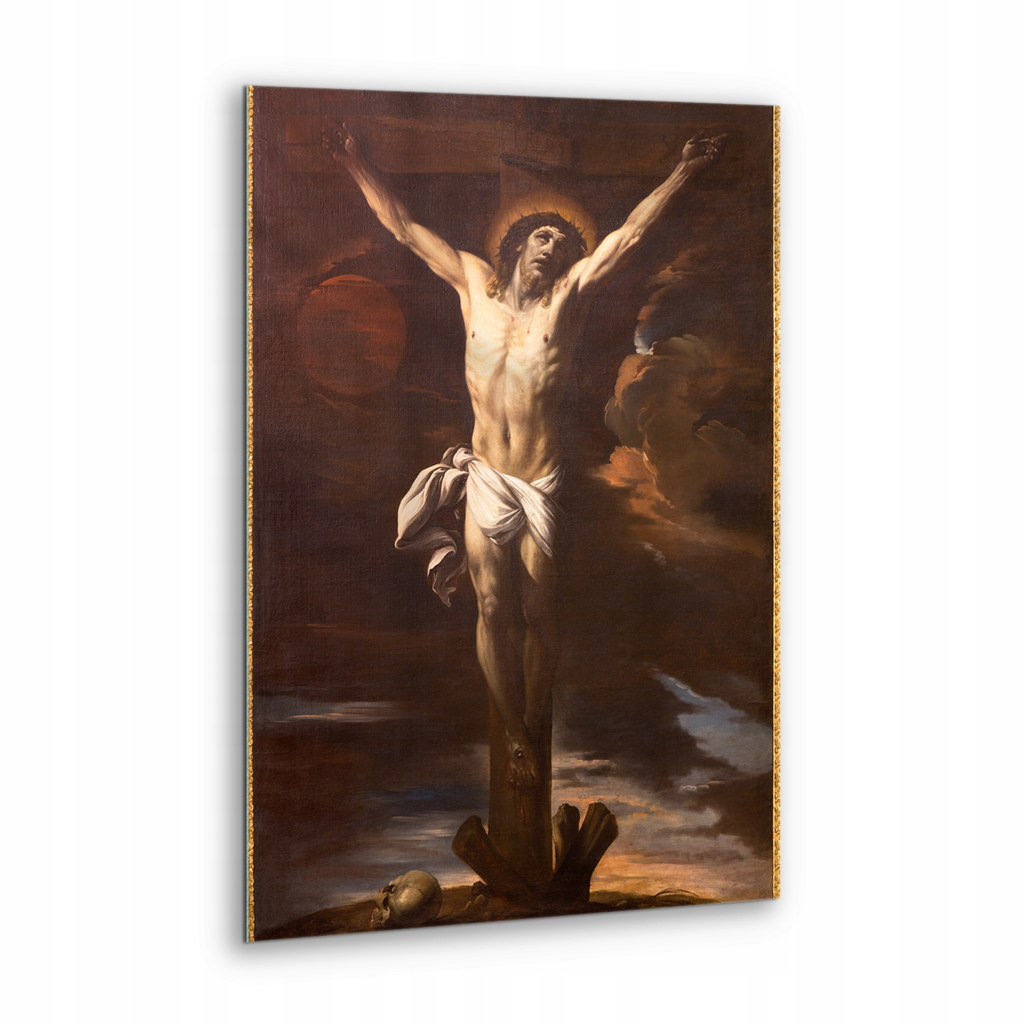 Foto-obraz na skle Obývací pokoj Ježíš Ukřižovaný