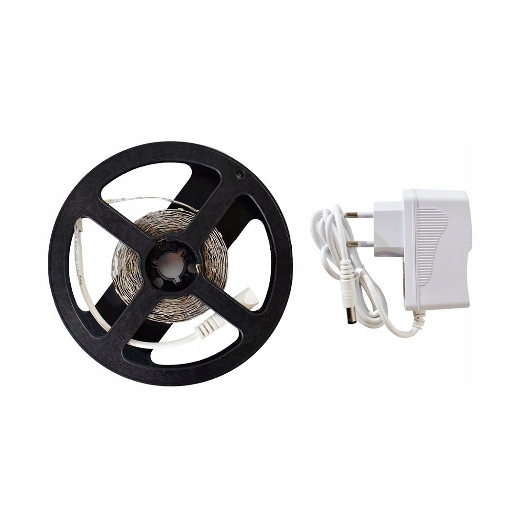 TAŚMA LED 3M ZASILACZ BARWA CIEPŁA 3000K EKO-LIGHT IP20