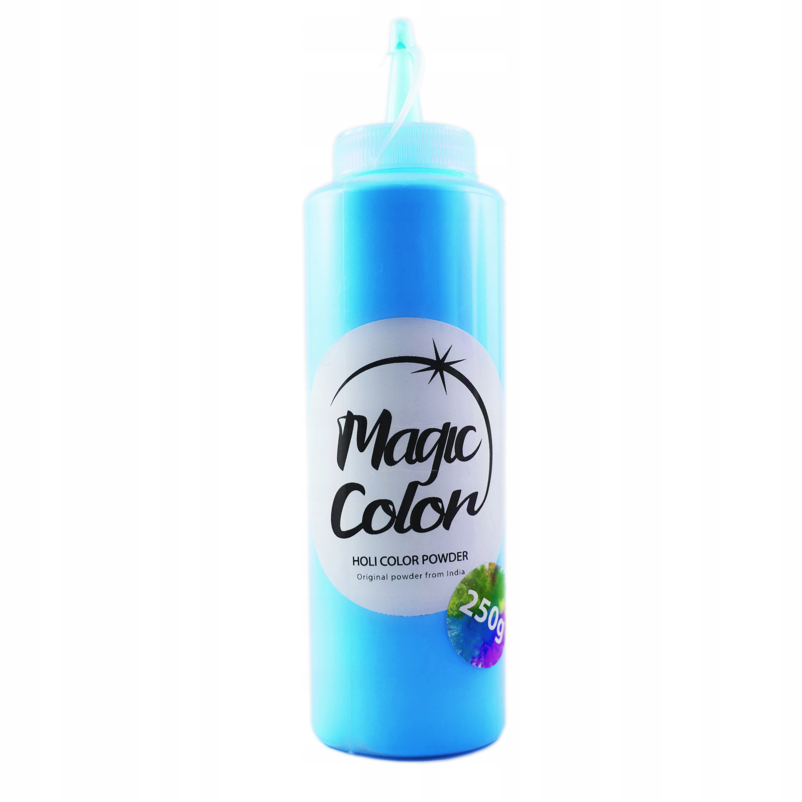 

Kolorowy Proszek Holi Puder Festiwal tuba błękitny