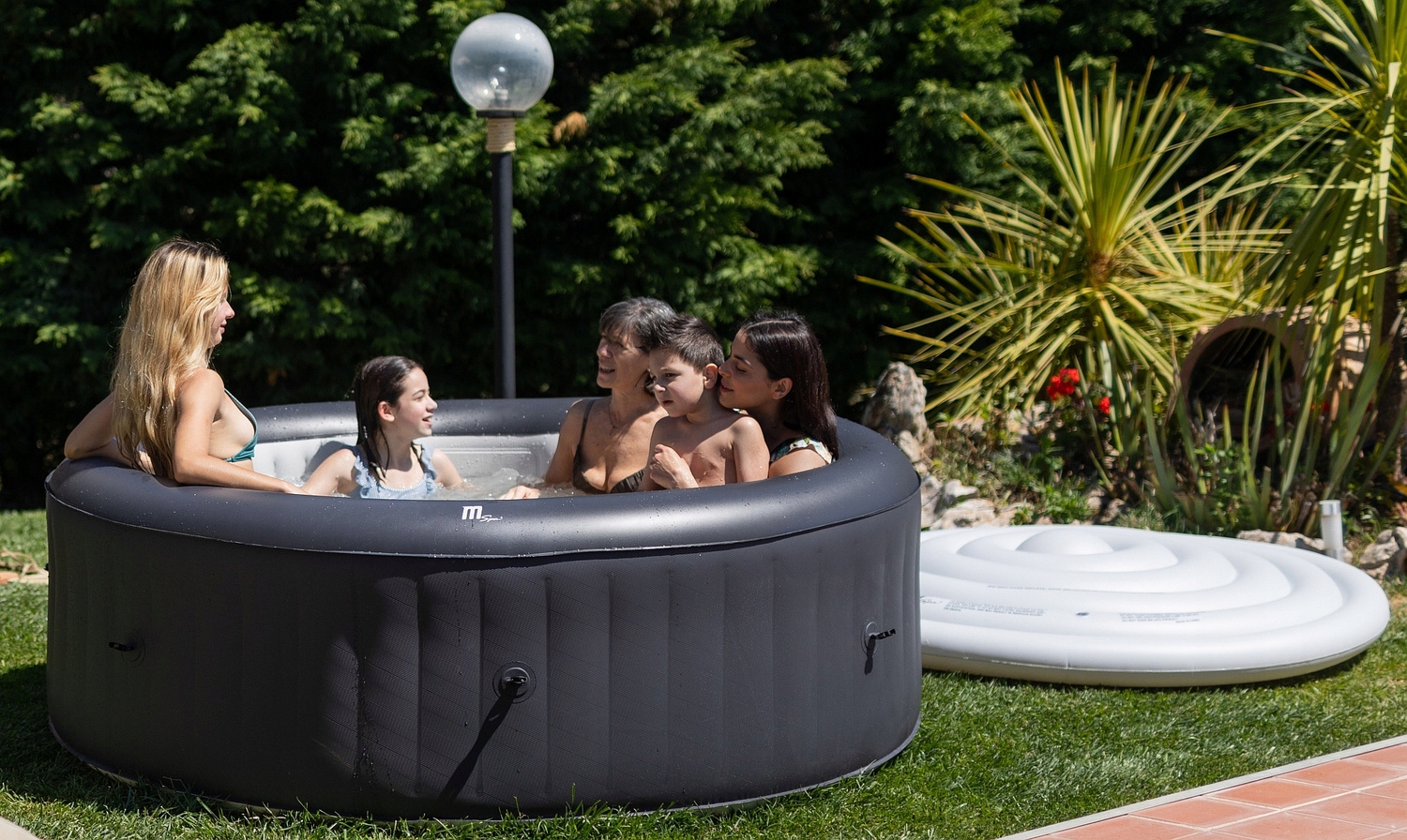 SPA OGRODOWE Z HYDROMASAŻEM MSpa RIMBA 6os. OZON Stan opakowania oryginalne