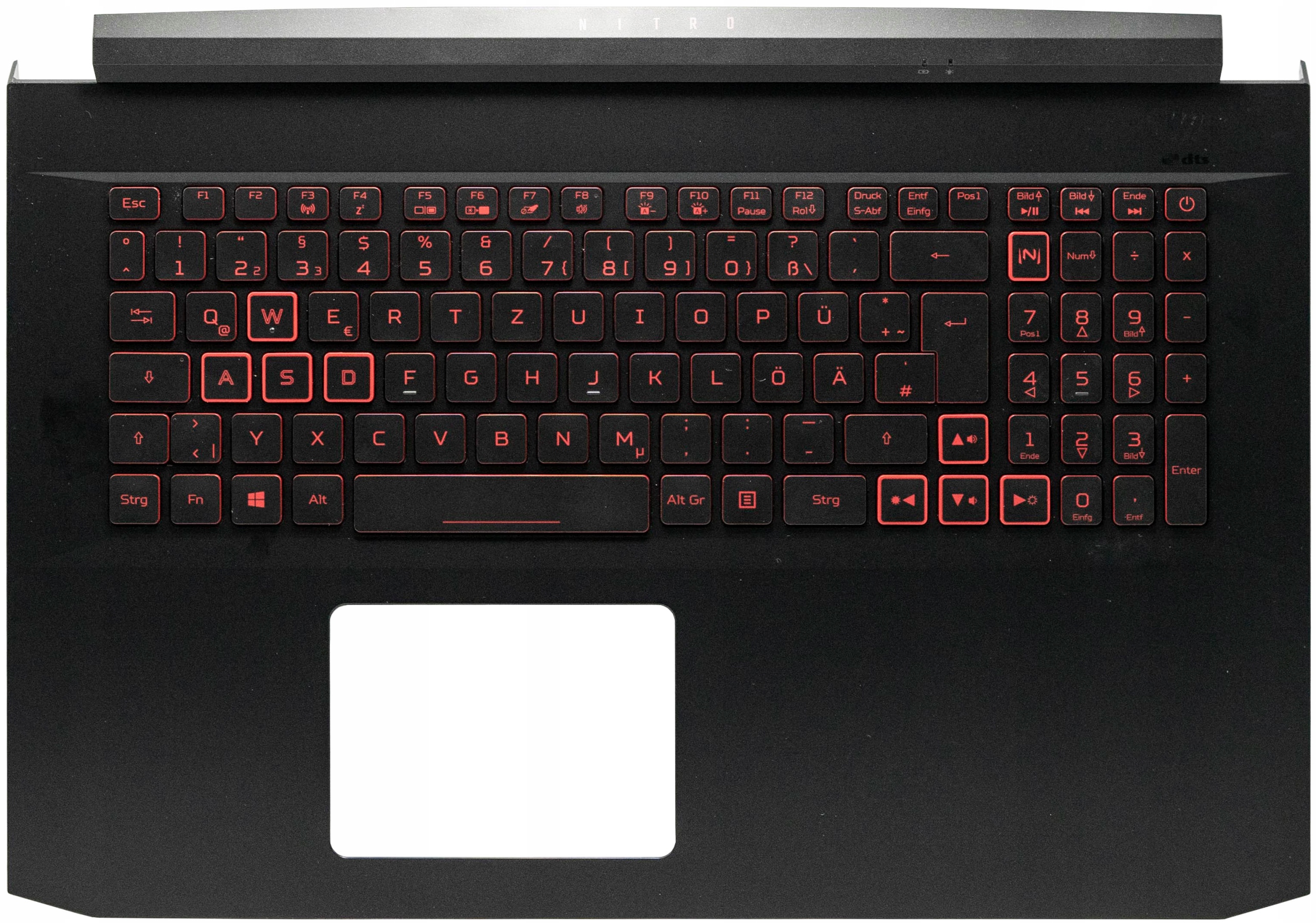 Palmrest horné puzdro klávesnice Acer Nitro 5 AN517-52 6B.QAXN2.014