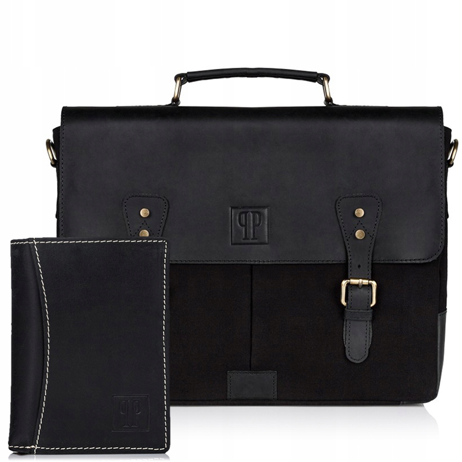 Pánská kožená peněženka pánská taška A4 – dárková sada pro něj