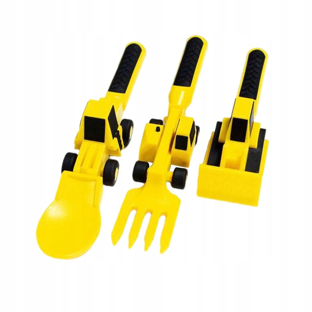 Widelec Łyżka ućce Zestaw 3er Konstruktywne Marka inna marka