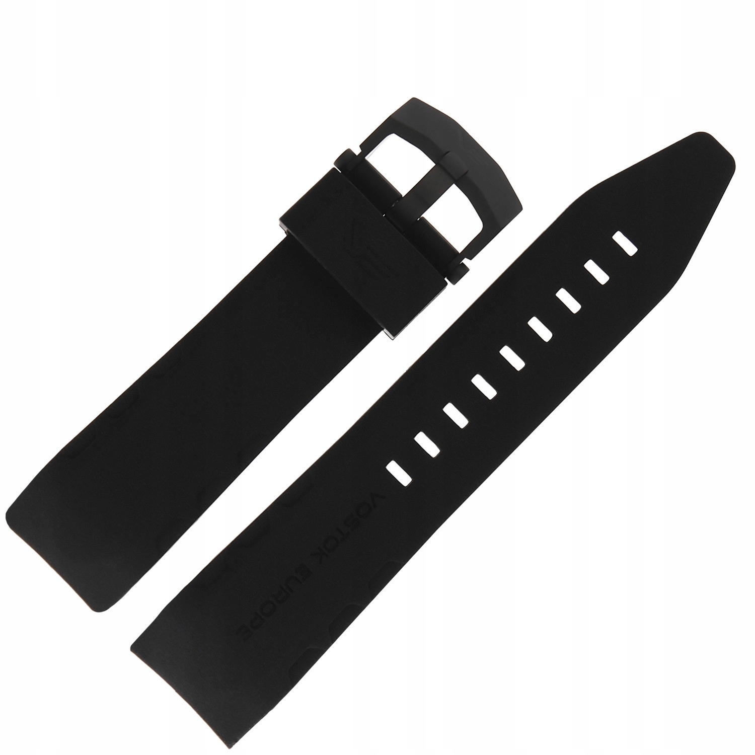 Pásek Lunokhod Silikon (4208) černý s černou kl.
