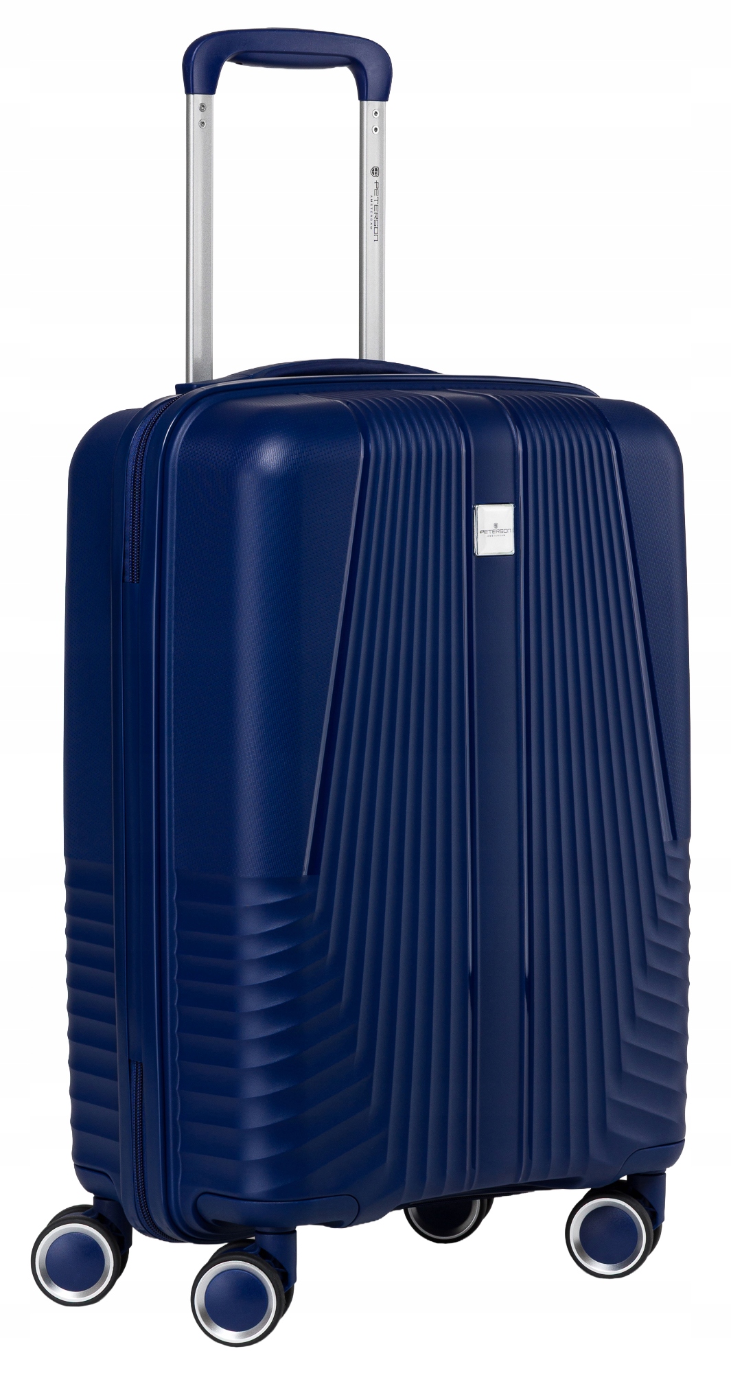 Walizka podróżna twarda Abs mała na kółkach kabinowa Ryanair mocna Peterson